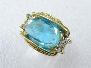 色石　指輪(8号)